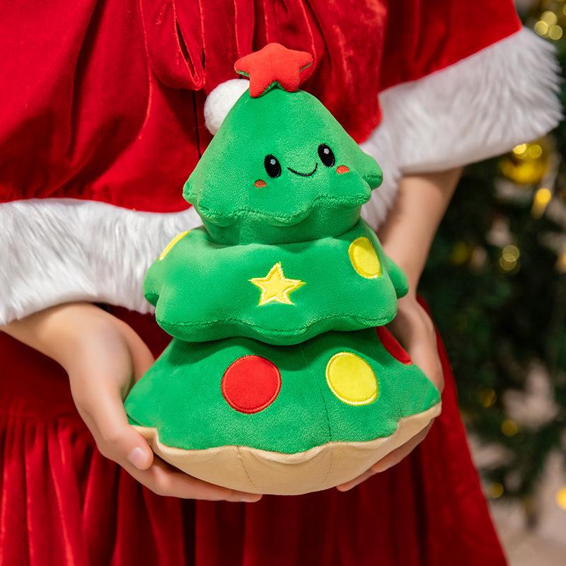

Christmas series doll plush toy Santa Claus doll holiday decoration ornament children s gift 25cm