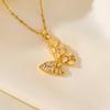 Korean Stainless Steel Butterfly Clavicle Chain: Fresh, Sweet, Light Luxury, Versatile Fashion Design