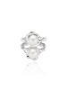 Poppi Silver Double Pearl Wave Ring (C Type)