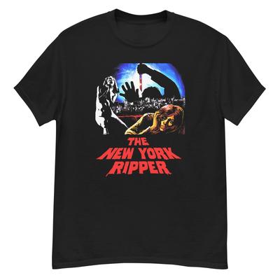 Maglietta fan art film giallo The New York Ripper cult
