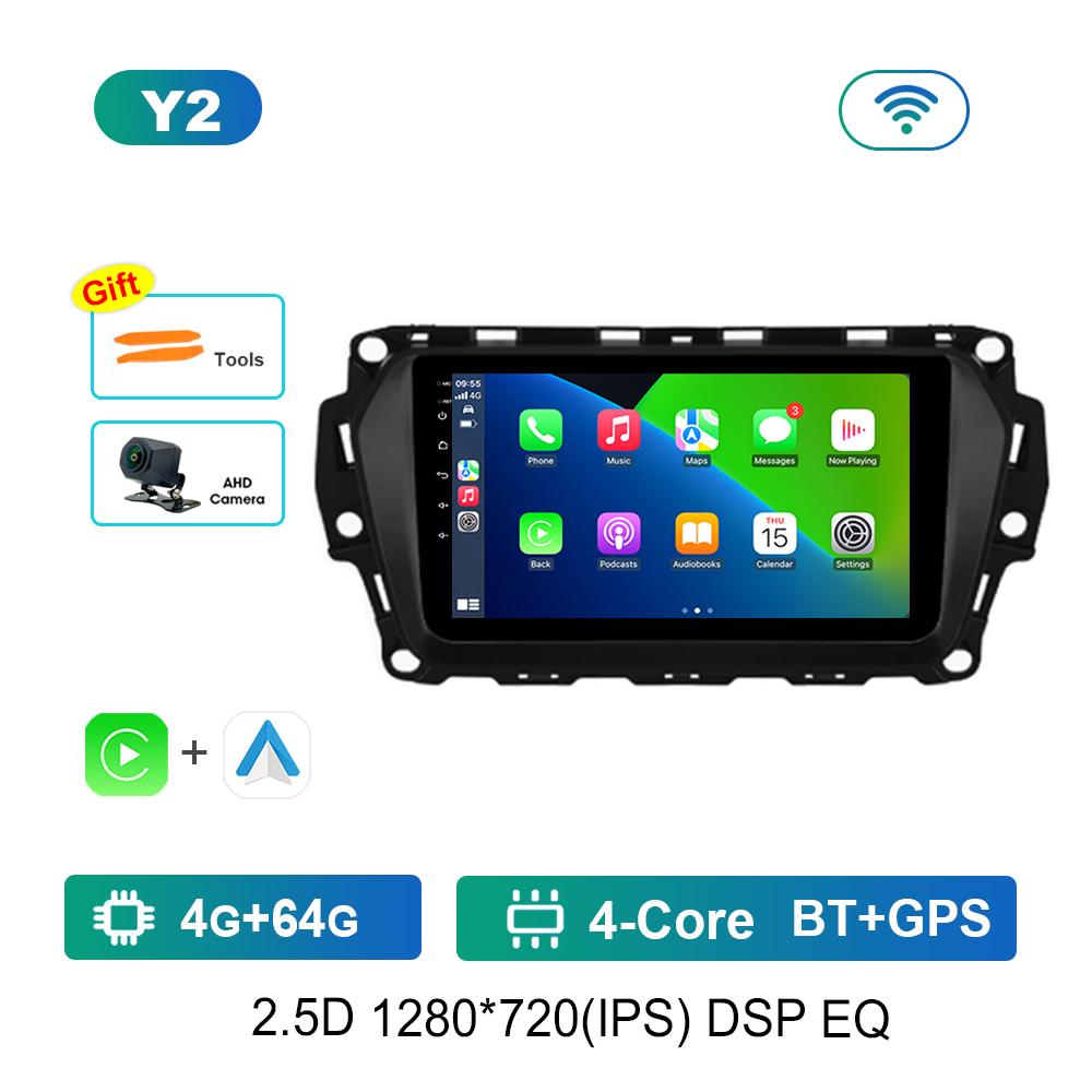 For Great Wall Haval H2 2014 - 2018 Carplay Android OS Car Video Multimedia Player GPS Navi WiFi QLED IPS Screen 4G Head Unit