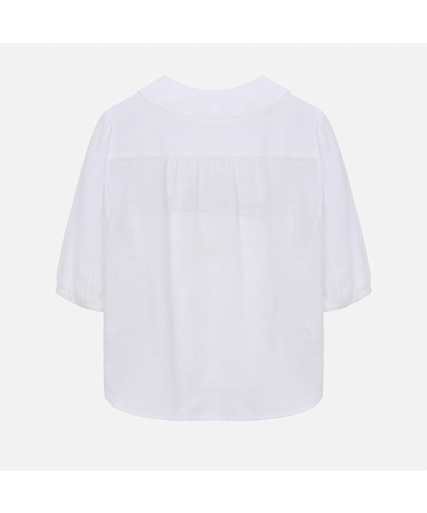 THURSDAY ISLAND Collared Embroidered Blouse_T254Mbl341W