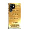 Fine Gold Pattern Printing Phone Case For Samsung Galaxy S25 Edge S24 S23 S22 S21 FE S20 Ultra S10 Plus + Art Customized Coque C