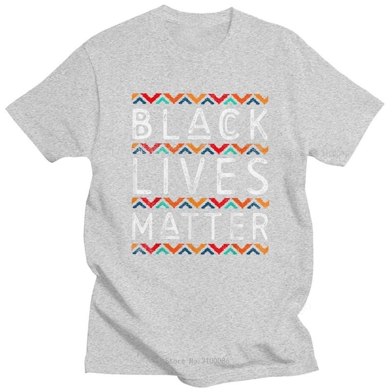 

2020 Retro Black Lives Matter T Shirt Homme Cotton African American Pride Tee Summer Human Rights Slogan Tshirt Apparel Gift 4XL