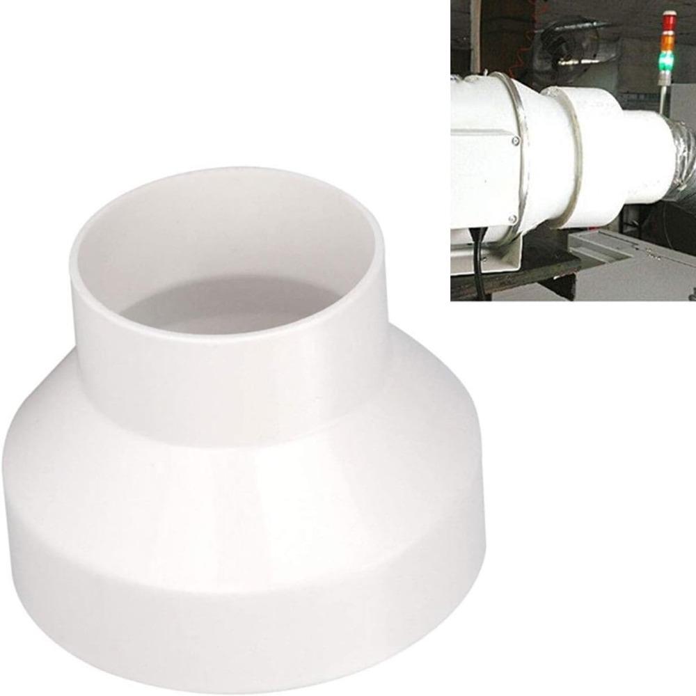 ABS Plastic Duct Reducer 8 to 6 Inch Ventilation Adapter Air Duct Adapter  Kitchen Exhaust