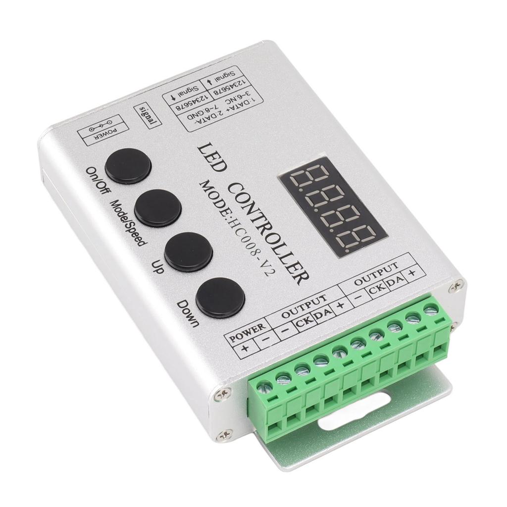 LED RGB ovladač SPI ovladač signálních pásků pro 6803 1903 WS2811 WS2812B 5V až 24V