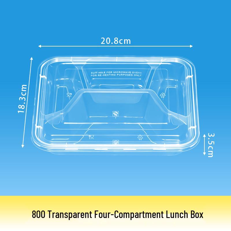

Chengzhi Disposable Divided Meal Prep & Takeaway Containers