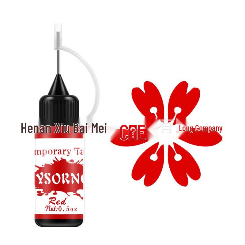 Stylish Plant-Based Colored Henna Juice Tattoo Cream - Waterproof & Long-lasting