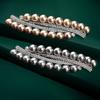 High-end Hair Clip Double Row Elegant Barrettes Vintage Spring Hairpin  Hair Accessories