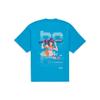 Li Ning Short Sleeved T Shirts Unisex Glossy Finish Blue AHST865-2