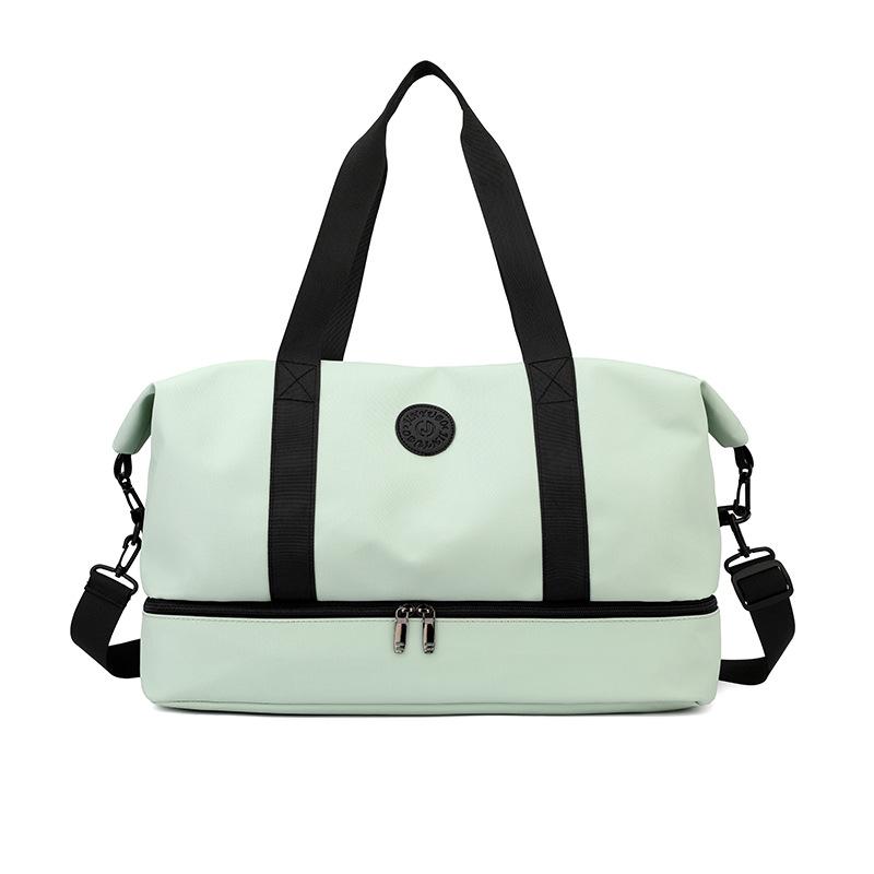 Men s and Women s Luggage Bag Large Capacity Sports Fitness Bag Large Capacity Travel Fashioncasualtrendy Large Capacity Travel Bag мятный зеленый