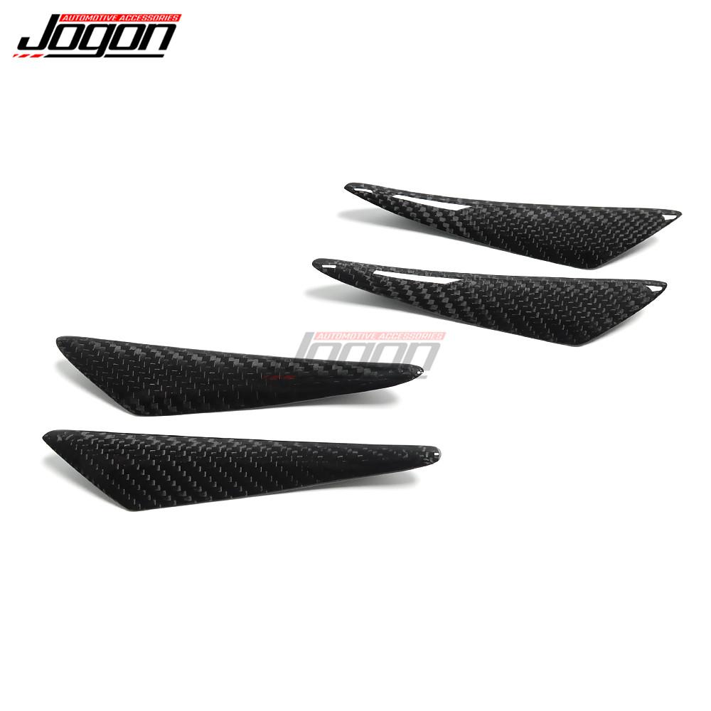 För BMW M2 E90 E92 M3 M5 M6 E93 F10 F12 F13 F16 F87 Tillbehör Kolfiber Framskärm Sidokanal Vingdelare