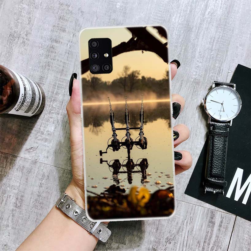 

Nash Fishing Art Phone Case For Samsung Galaxy A14 A15 A13 A12 A54 A55 A53 A52 A04S A24 A25 A23 A22 A34 A35 A33 A32 A03S A02S Ca Samsung A52