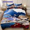 Genshin Impact Vibrant Characters Threepiece Set 1 Duvet Cover 2 Pillowcase Without Core Soft And Comfortable Bedding Set