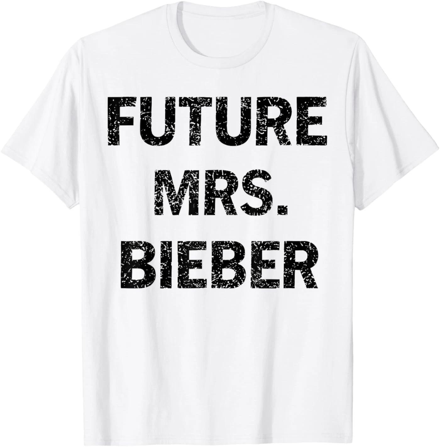 Future Mrs Bieber Funny Men Women T-Shirt L