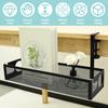 Under Desk Cable Tray No Drill Steel Under Desk Cable Management Tray Multipurpose Desktop Tidy Storage Rack for Office and Home