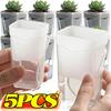Automatic Self-Watering Flower Pot, Translucent Plastic Planter with Drainage Holes, For Succulents & Cuttings, Home Gardening Decor