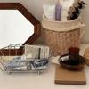 Multifunctional Decorative Metal Wire Basket For Kitchen Countertop Desk Organizer And Fruit Vegetable Drainer