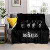 3D Die Beatles Rockband Star Flanelldecke Weiche Warme Überwurfdecke für Schlafzimmer Wohnzimmer Bett Reise Camping Picknick Geschenk