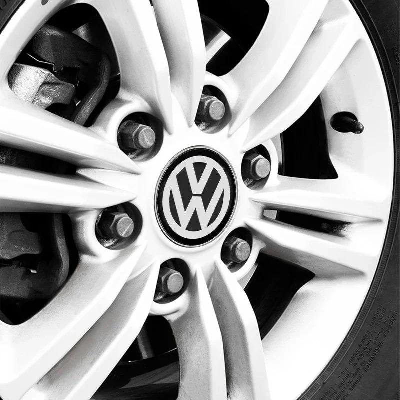 B5 VW For Volkswagen 56/60mm Car Wheel Center Hub Caps Protector Cover Car Accessories For Volkswagen Golf-7 4 5 6 CC T-ROC Shar