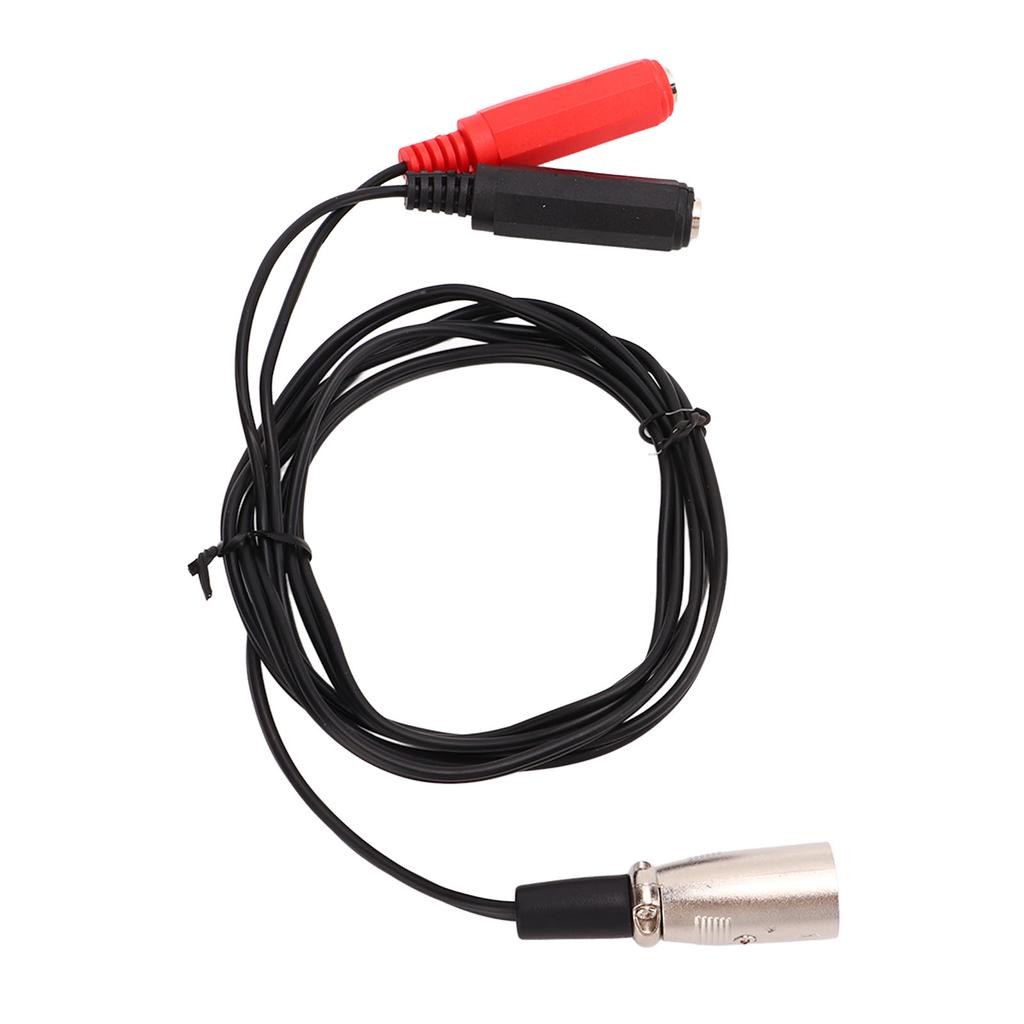 1,5 m XLR Stecker auf Dual 6,35 mm Buchse Adapterkabel Stereo-o-Kabel für linken und rechten Kanal