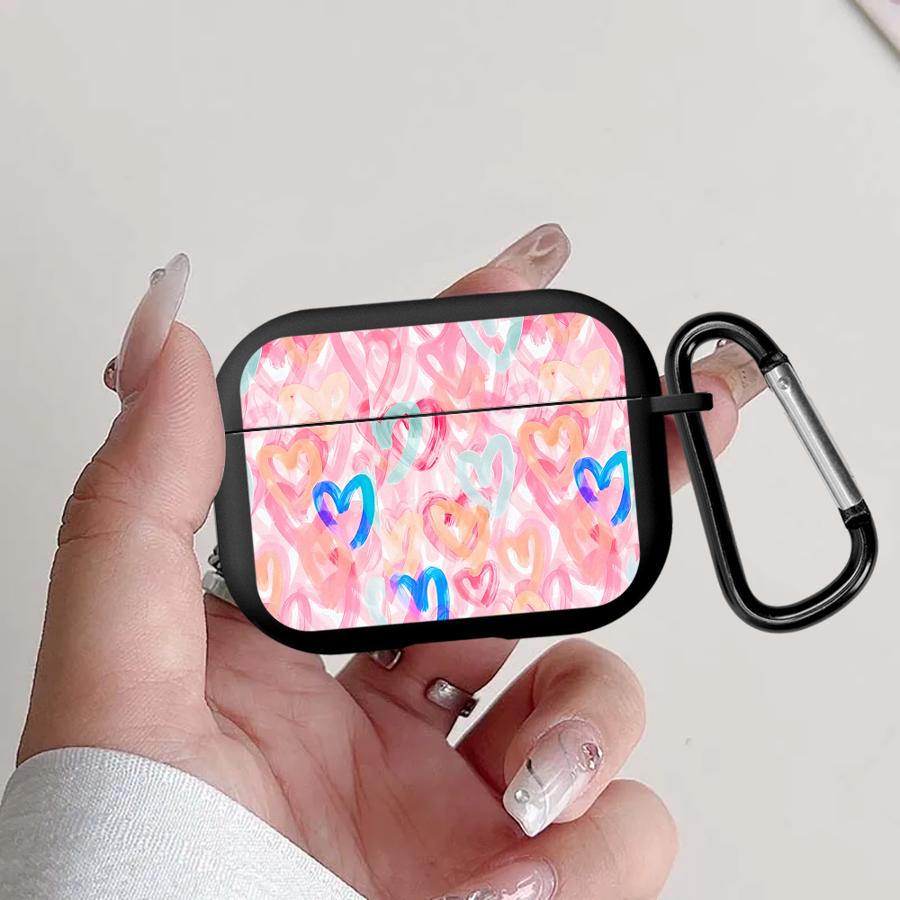 Kopfhörer Hüllen Abdeckung Hülle Für Airpods 1 3 Pro2 2 Pro 4 Pro3 Farbe Liebe