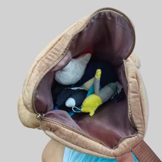 Anime Backpack for Teens Cute Plush Doll Backpack Street Casual Daypack Cartoon