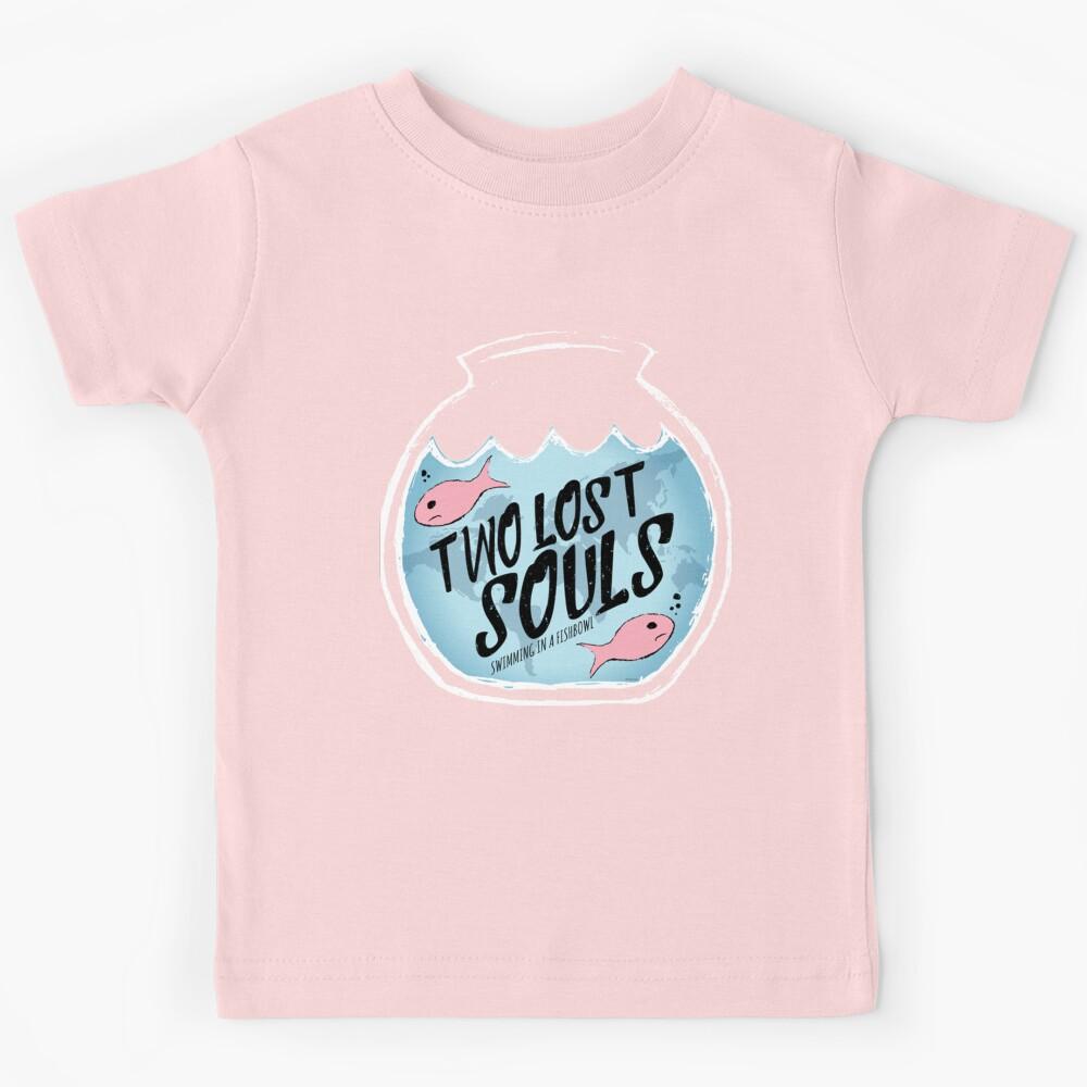 Two Lost Souls Swimming in a Fishbowl Pink Fish Kids T-Shirt 170