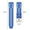 Silver‑Pin‑Buckle Single‑Color Soft‑Silicone Watch‑Band Strap, Adjustable Wrist‑Bracelet Accessory For Huawei Watch Ultimate 2