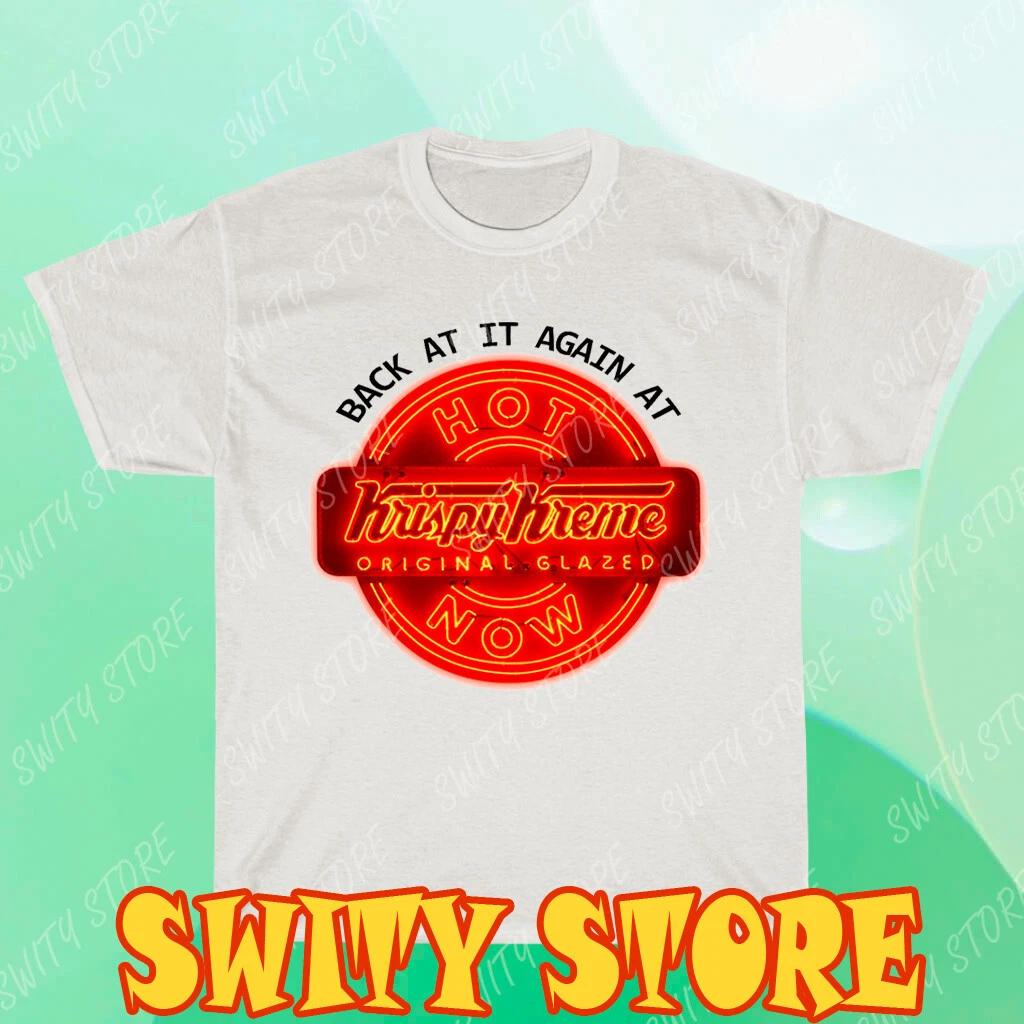 Krispy Kreme Doughnuts Restaurant Classic Logo T-shirt Funny Size S to 5XL XXXXL