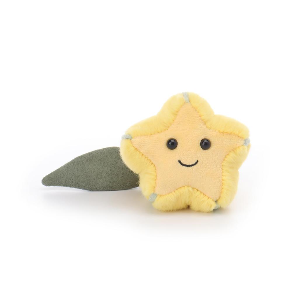 Apricot Lamb Fresh Carambola Plush Toy for Kids, Soft and Cute, Fluffy Fresh Carambola for Girls and Boys, 12cm