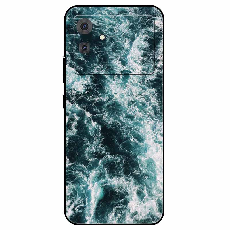 For Cubot Note 21 Case Flower Marble Silicon TPU Soft Phone Bag Cover for CUBOT Note 21 2023 COOL Printing Fundas for Note21