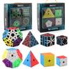 Magic Domain Charm Dragon 2345Th Order Rubik'S Cube Combination Set Solid Color 2345Th Order Rubik'S Cube Gift Box Children'S Educational Toys