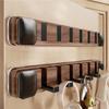 Wall Mounted Coat Hooks Coat Rack Wall Mount Clothes Hooks Suction Cup Foldable Holder Rack for Kitchen Entryway Bathroom Shower