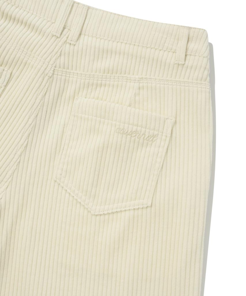 COVERNAT WOMAN Corduroy Wide Pants Ivory