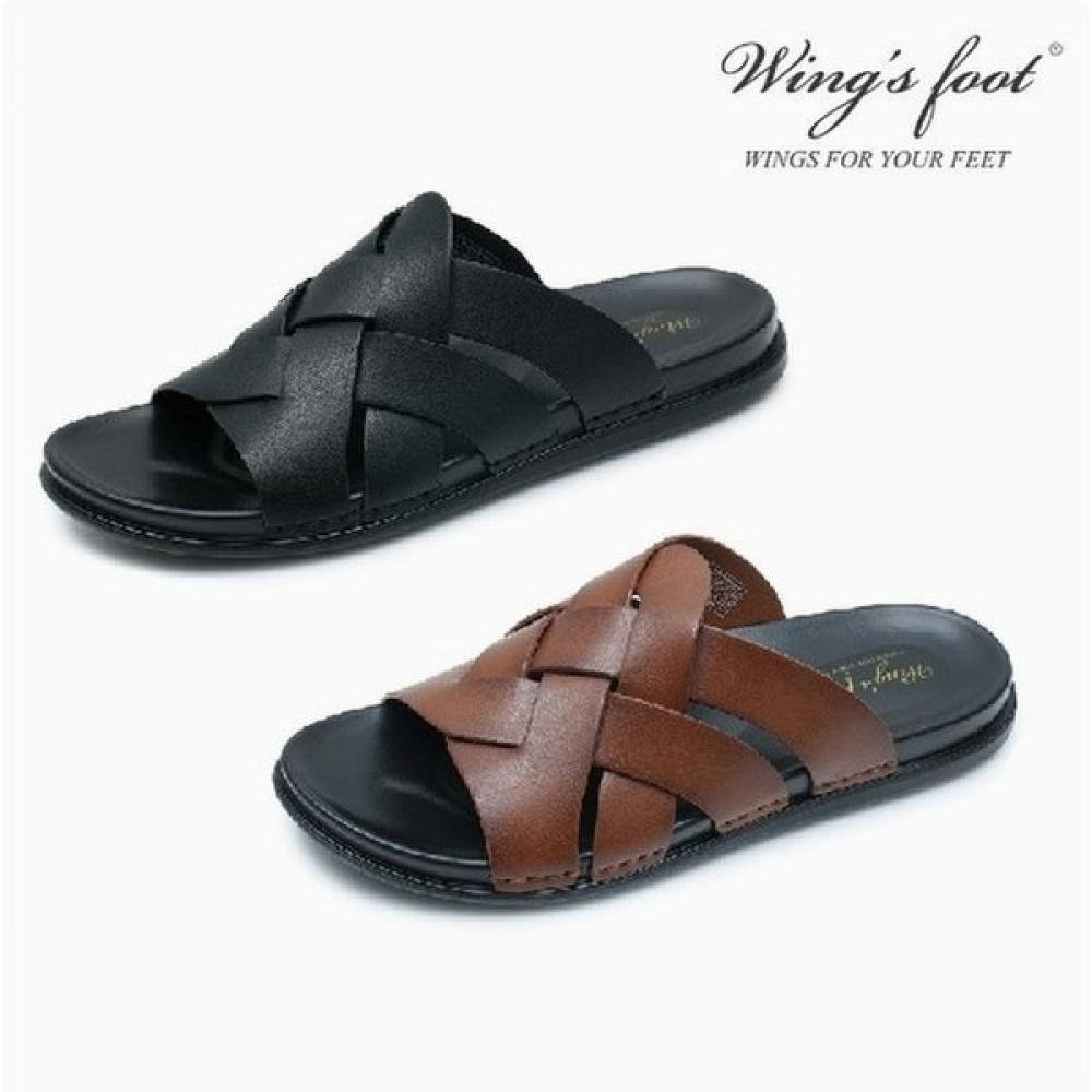 Wing S Foot Raven Men SlipperS 2 typeS W183001 058qb M Sc Braun/290