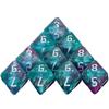 Multi-sided Dice 10pcs 8 Sided Game Dice for DND TRPG Board Game Mixed Colors DND Dice