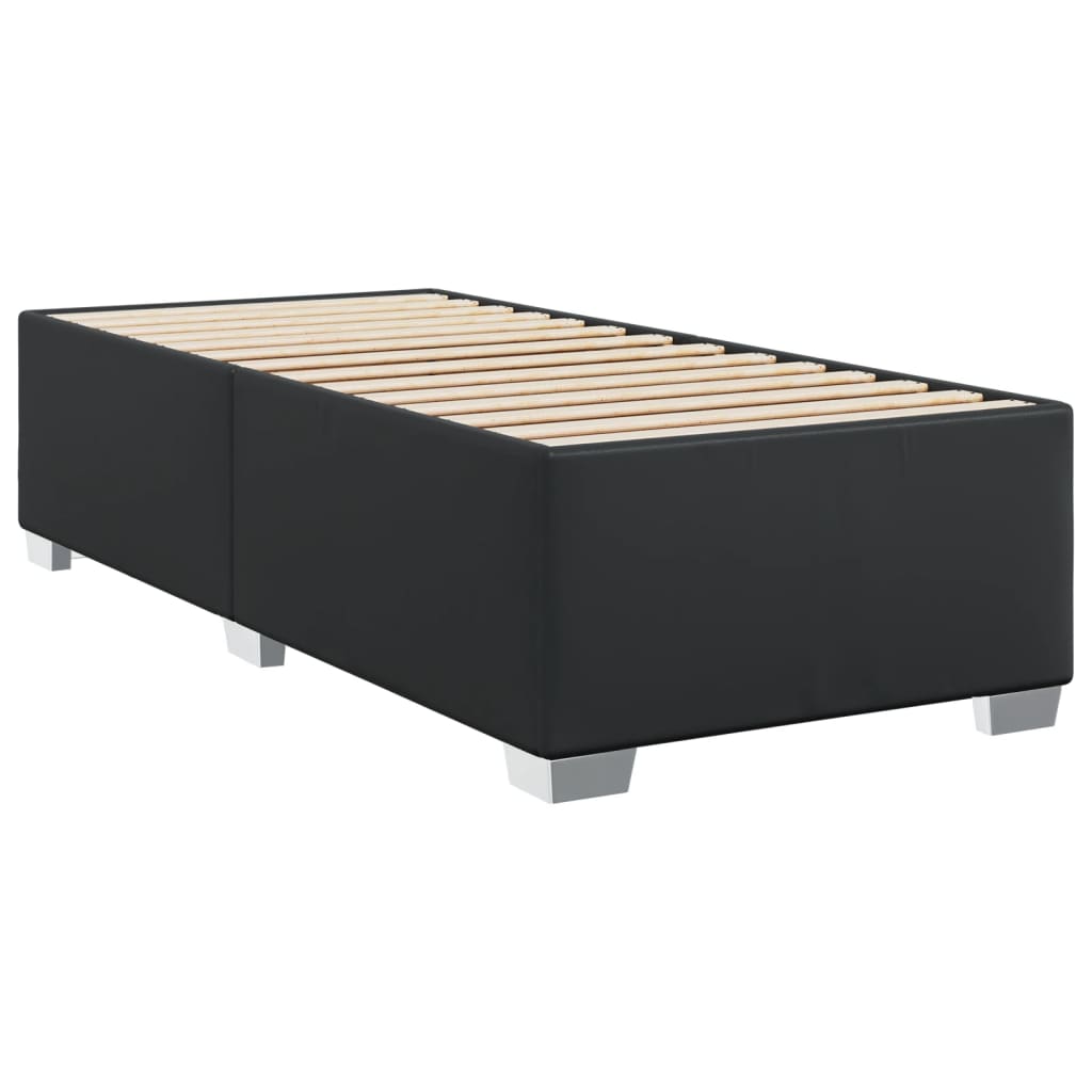 Bed Frame Black 80x200 cm PU Leather