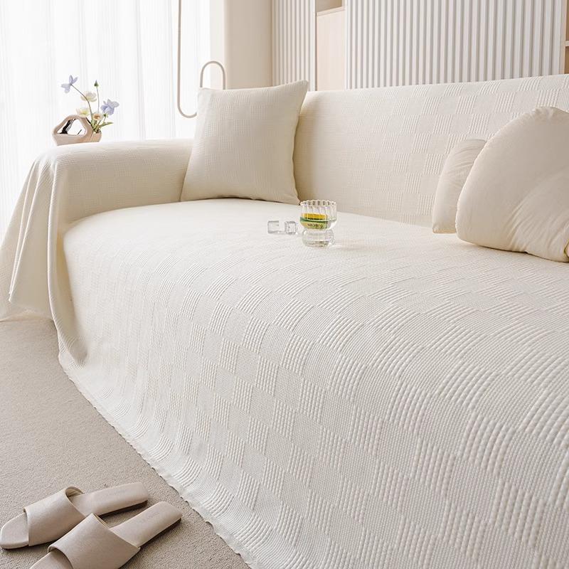 

Ice silk sofa towel, non-slip and cool in summer, a whole sheet, full cover, advanced sense 2025 new universal cover, cover cloth blanket 180*130cm