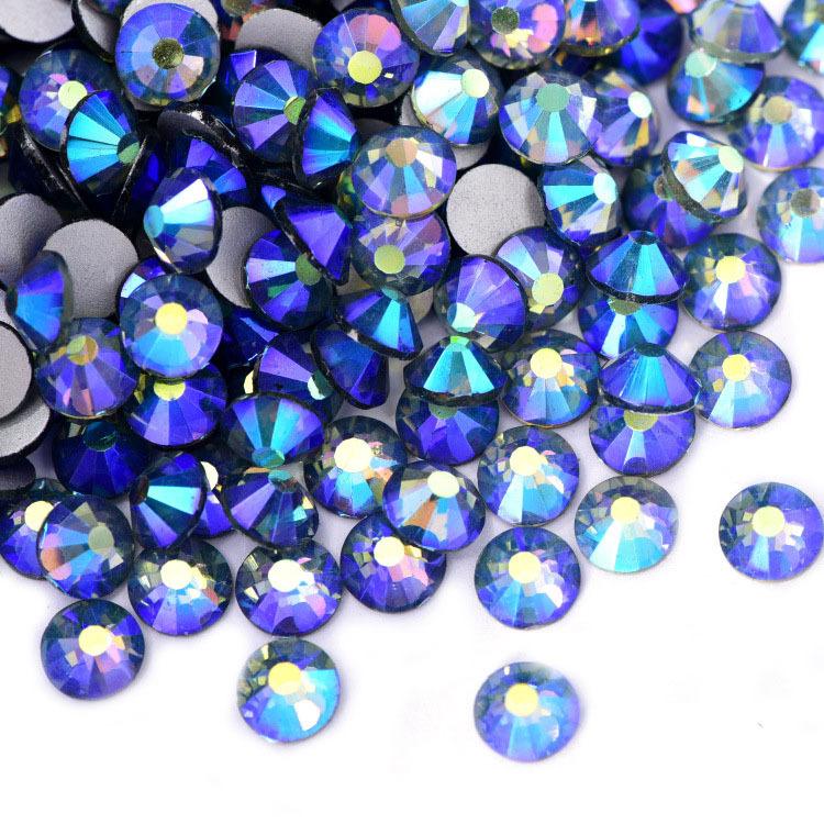 Nail Art Rhinestone Crystal Glass Accessories Diy Flat-Bottomed Drill, Mobile Phone Case Colorful Guomao A Diamond Accessories Accessories Accessories