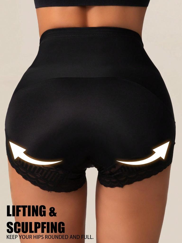 [Hochtaillierte Unterwäsche]1 Stück Hochtaillierte Bauchweg-Unterwäsche für Frauen nach der Geburt|81% Nylon/19% Elastan, Überkreuztes Rückendesign-Atmungsaktiv&Nur Handwäsche