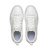 Li Ning Tianji Soft Slip Resistant, Abrasion Resistant, Height Increasing Low Top Skateboard Shoes Women's White Blue AGCW068-1