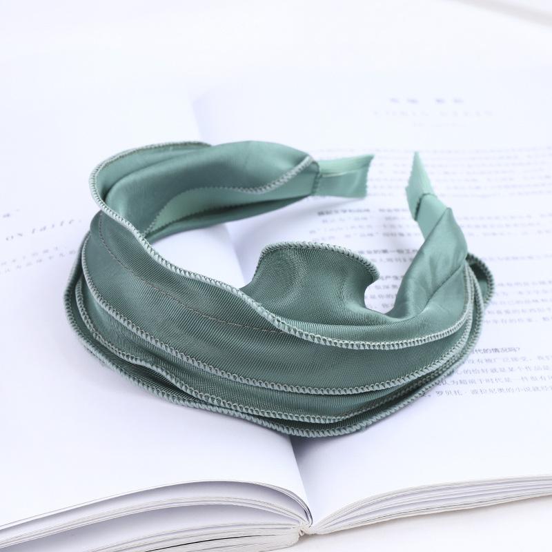 

Новая Мода Мягкие Женские Летние Волосы Обруч для Волос Резинки для Волос для Девочек Однотонные Повязки на Голову Дизайнерская Повязка на Голову Аксессуары для Волос One Size