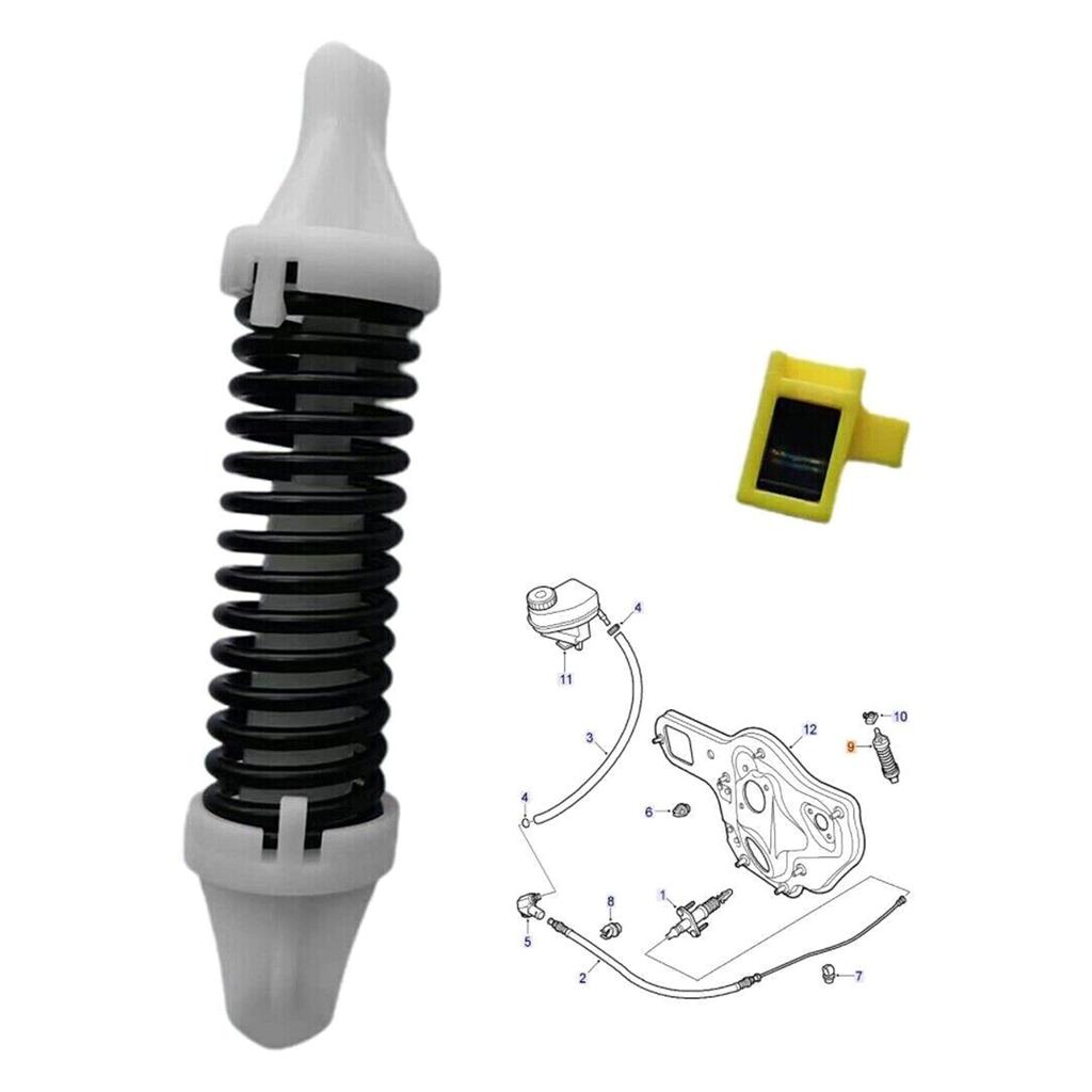High Strength Clutch Pedal Return Spring Repair Suitable for 93183937 9006348 9191365 12800290 Vehicle Easy Installation