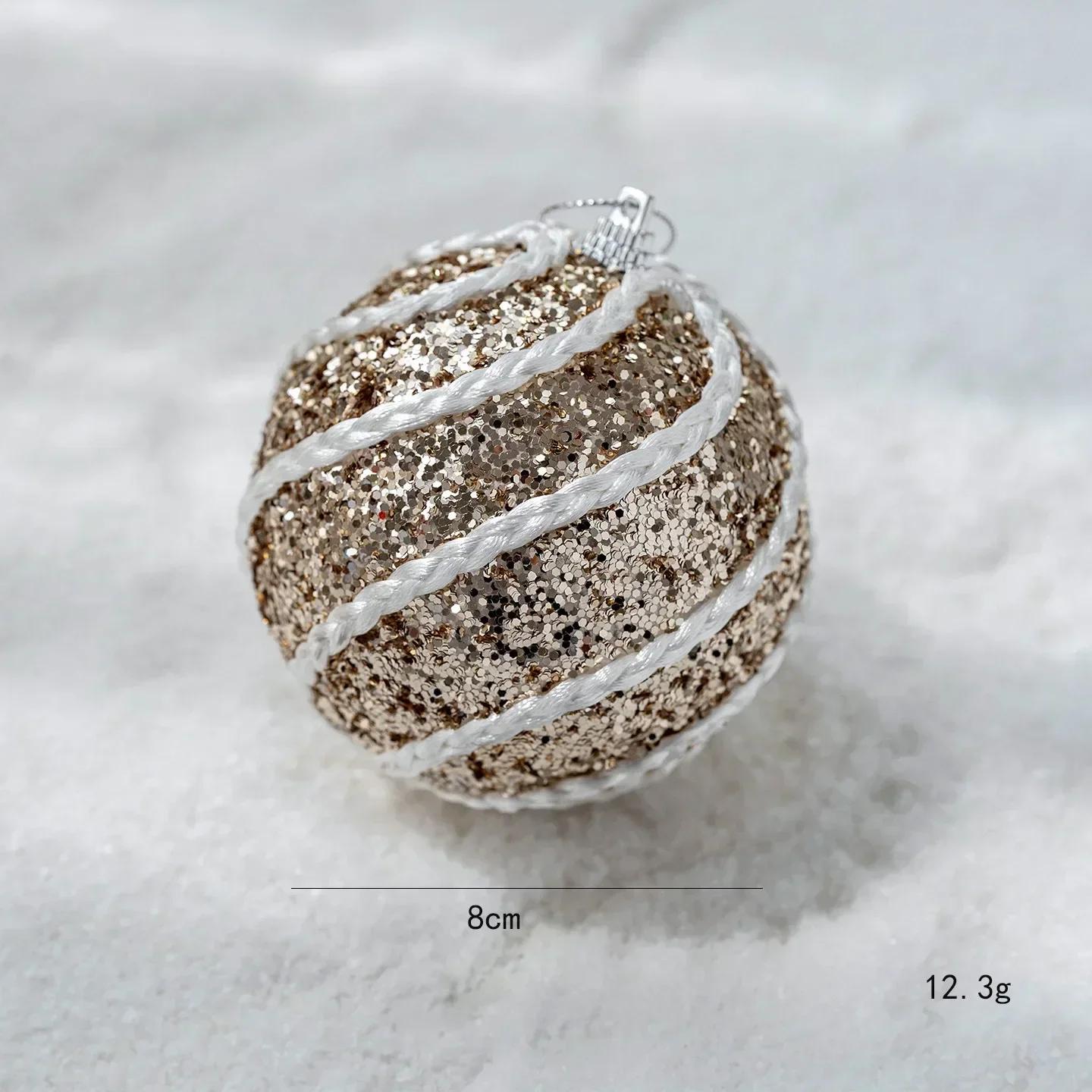 

For Champagne Foam Christmas Ball Ornaments Set Designed For Modern Holiday Decorating Of Trees And Festive Indoor Spaces