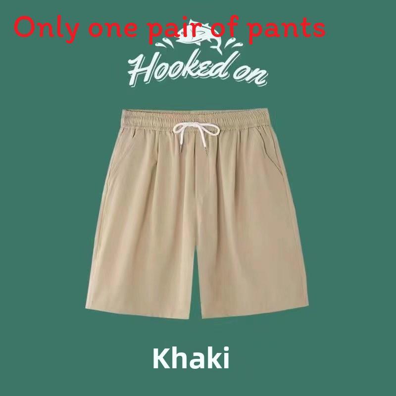 Summer Mens Casual Shorts With Bamboo Fiber Material For Beach And Home Wear In Youth Style