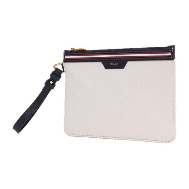 Bally Logo Patch Snap Closure Fabric And Leather Tote Bag Women Tote Bags Natural Black 6306547