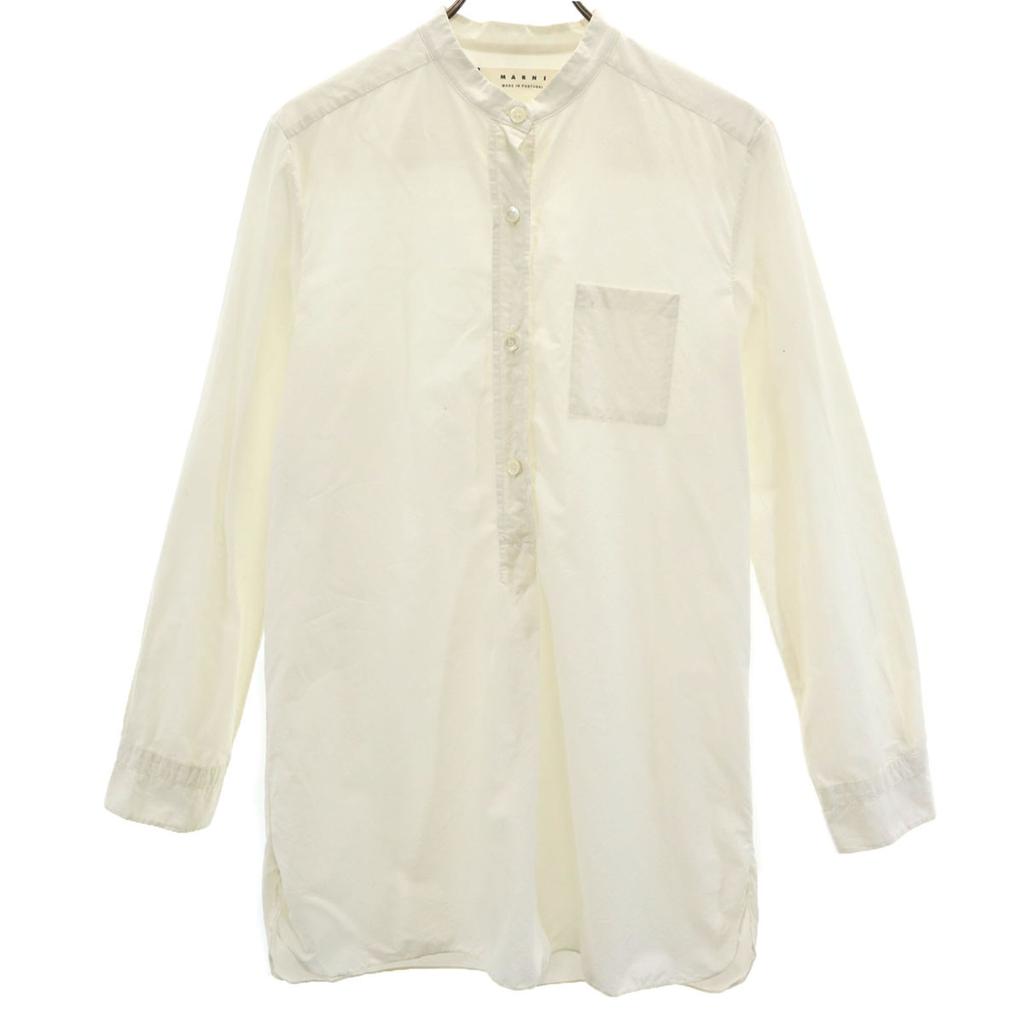 MARNI Made in Portugal Long sleeve Cotton shirt 42 white Women Used