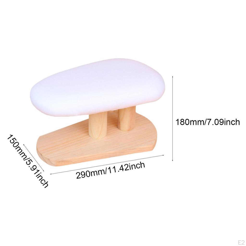 Mini Ironing Board Stool Compact Portable Premium Professional with Wood Base for Home Craft