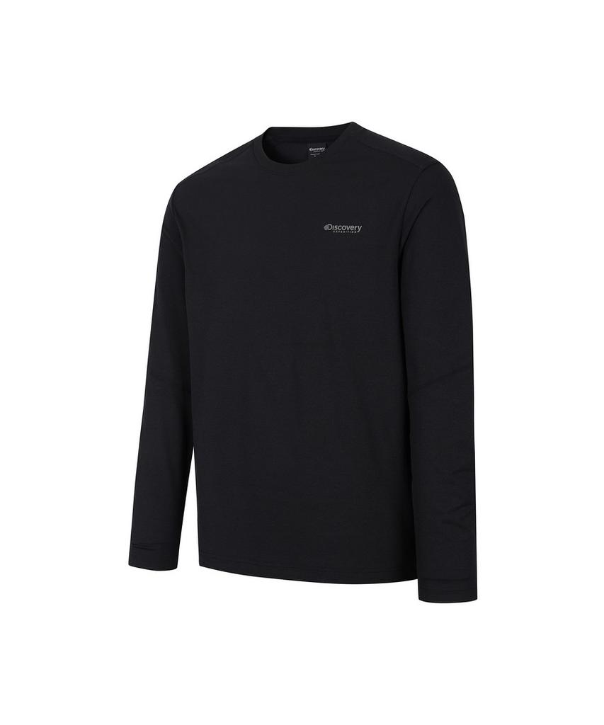 DISCOVERY EXPEDITION Men'S Functional Round Long Sleeve T-Shirt (Black)